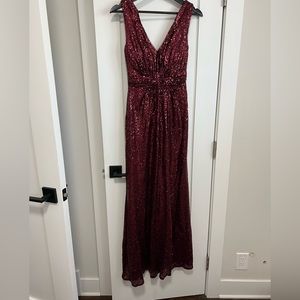 Revelry Cabernet Sequin Dress